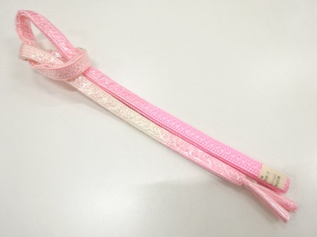 JAPANESE KIMONO / UNUSED HAND-TIED OBIJIME